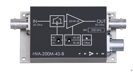 HVA係(xi)列帶(dai)寬(kuan)電壓(ya)放大器