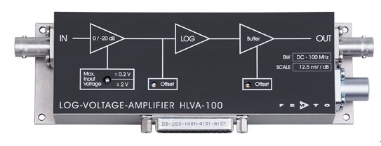 HLVA-100對(dui)數(shù)(shu)的帶寬電(dian)壓放大器