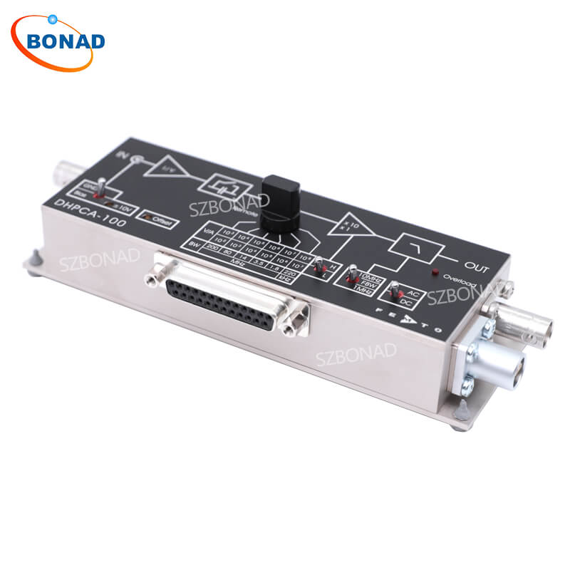 DHPCA-100可(ke)變(bian)增(zeng)益(yi)電(dian)流(liu)放大(da)器低(di)譟聲